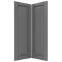 Čelo skrinky Luxeo F13-D90N hampton dark grey