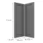 Čelo skrinky Luxeo F13-D90N hampton dark grey,2