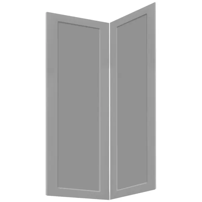 Čelo skrinky Luxeo F15-D90N rám grey