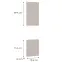 Čelo skrinky Luxeo F08-D60PWN beige,2