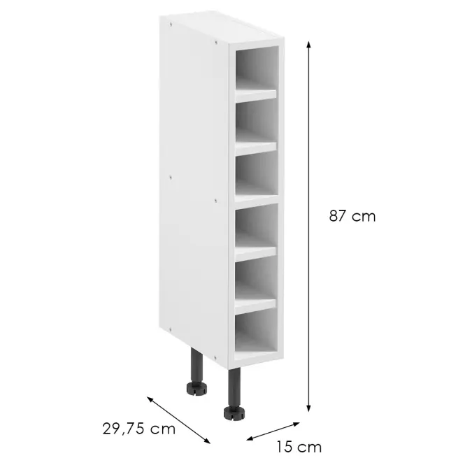 Korpus Luxeo K04-D15P biely,2