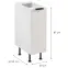 Korpus Luxeo K04-D30 biely,2