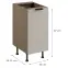 Korpus Luxeo K04-D40 baltic storm,2