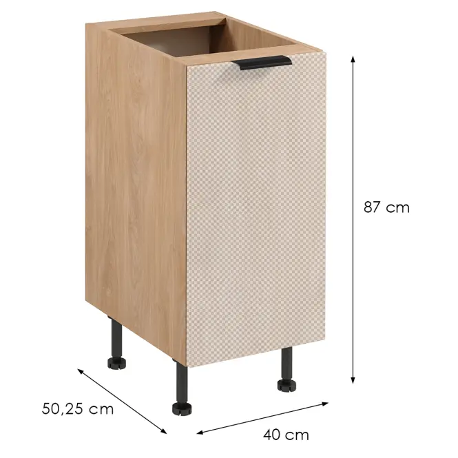 Korpus Luxeo K04-D40 dub puccini,2