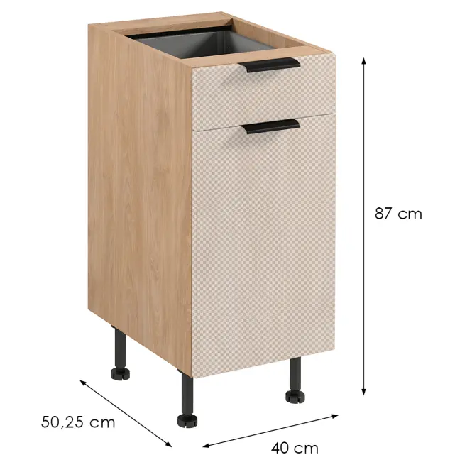 Korpus Luxeo K04-D40S1- AX dub puccini,2