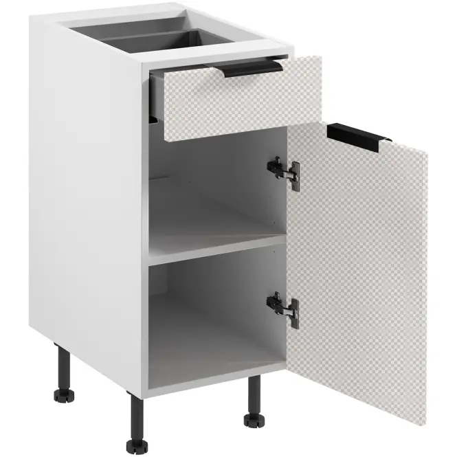 Korpus Luxeo K04-D40S1-AX biely,3