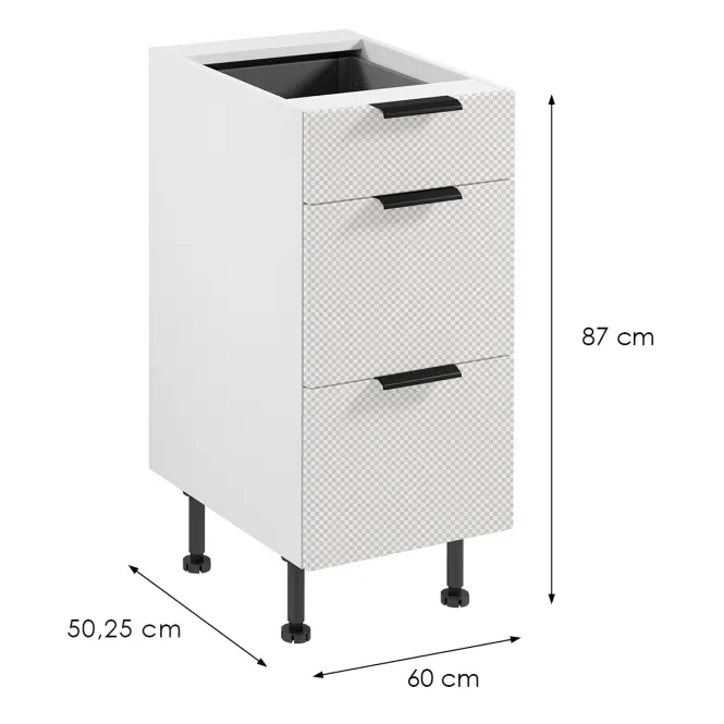 Korpus Luxeo K04-D40S3-AX biely,2