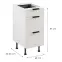 Korpus Luxeo K04-D40S3-AX biely,2