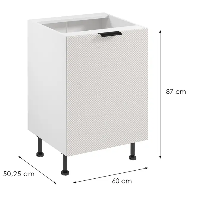 Korpus Luxeo K04-D60 biely,2