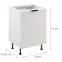 Korpus Luxeo K04-D60 biely,2