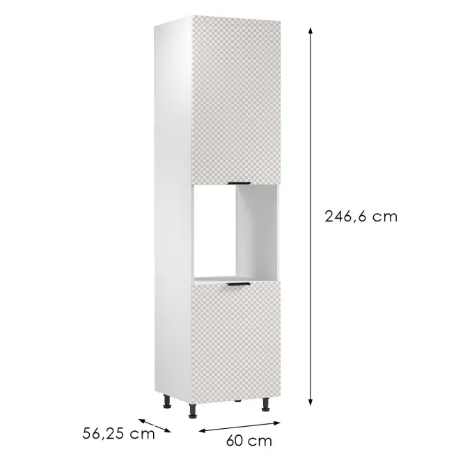Korpus Luxeo K04-D60PWN biely,2