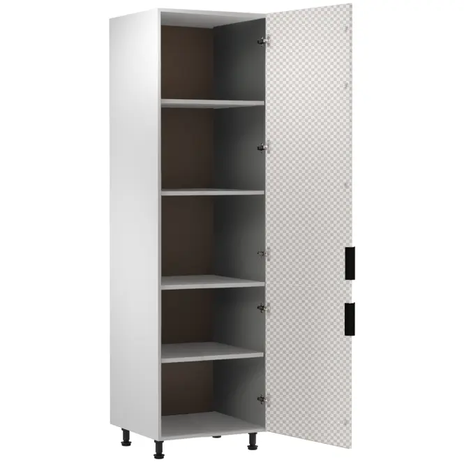 Korpus Luxeo K04-D60R biely,3
