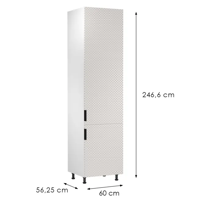 Korpus Luxeo K04-D60RWN biely,2
