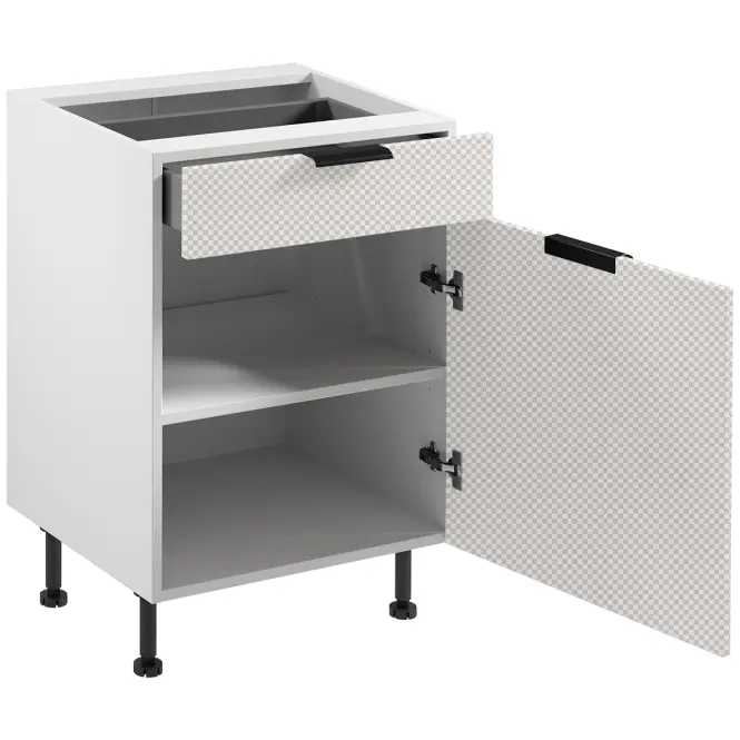Korpus Luxeo K04-D60S1-AX biely,3