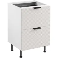 Korpus Luxeo K04-D60S2+1-AX biely