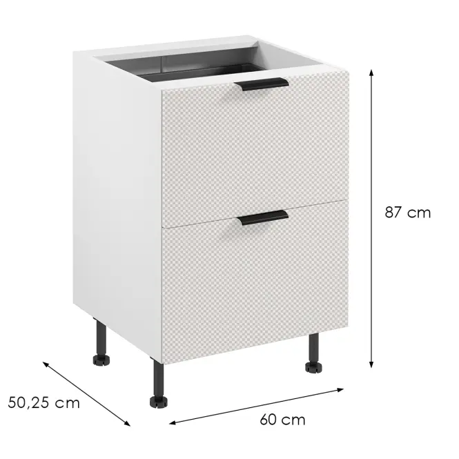 Korpus Luxeo K04-D60S2-AX biely,2
