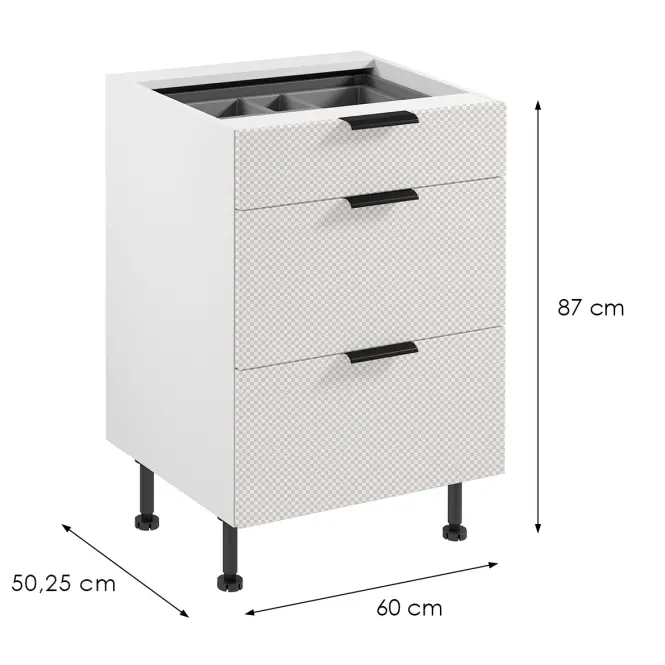 Korpus Luxeo K04-D60S3-AX biely,2