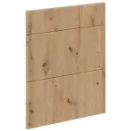 Čelo skrinky Luxeo F16-D60S3-AX tenký rám dub