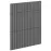 Čelo skrinky Luxeo F14-D60S3-AX ryfla dark grey