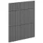 Čelo skrinky Luxeo F14-D60S3-AX ryfla dark grey