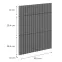 Čelo skrinky Luxeo F14-D60S3-AX ryfla dark grey,2