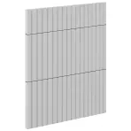 Čelo skrinky Luxeo F14-D60S3-AX ryfla white