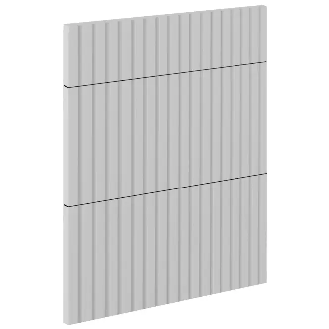 Čelo skrinky Luxeo F14-D60S3-AX ryfla white