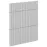 Čelo skrinky Luxeo F14-D60S3-AX ryfla white