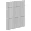 Čelo skrinky Luxeo F14-D60S3-AX ryfla white