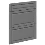 Čelo skrinky Luxeo F13-D60S3-AX hampton dark grey