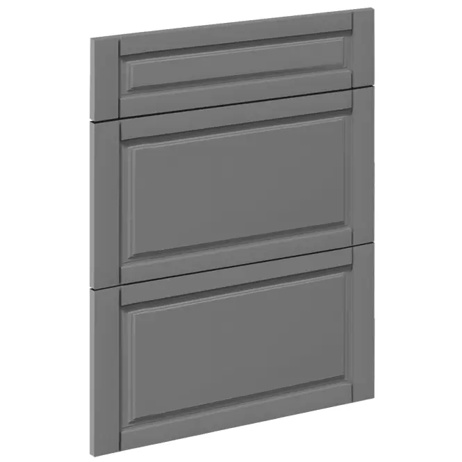 Čelo skrinky Luxeo F13-D60S3-AX hampton dark grey