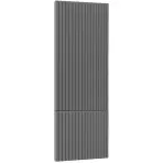 Čelo skrinky Luxeo F14-D60T-AX ryfla dark grey