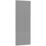 Čelo skrinky Luxeo F14-D60T-AX ryfla grey