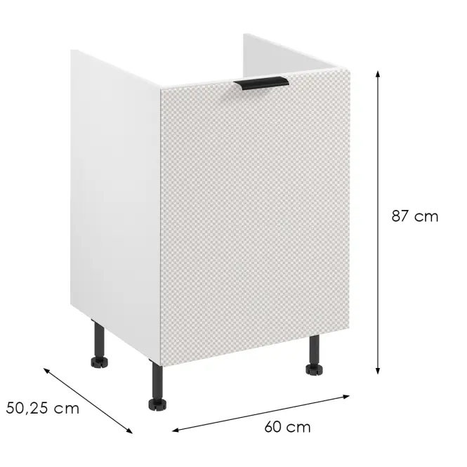 Korpus Luxeo K04-D60Z biely,2