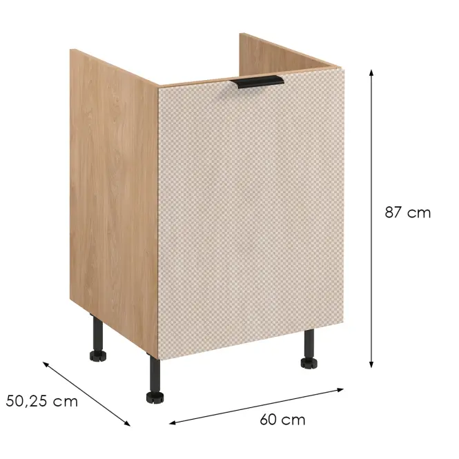 Korpus Luxeo K04-D60Z dub puccini,2