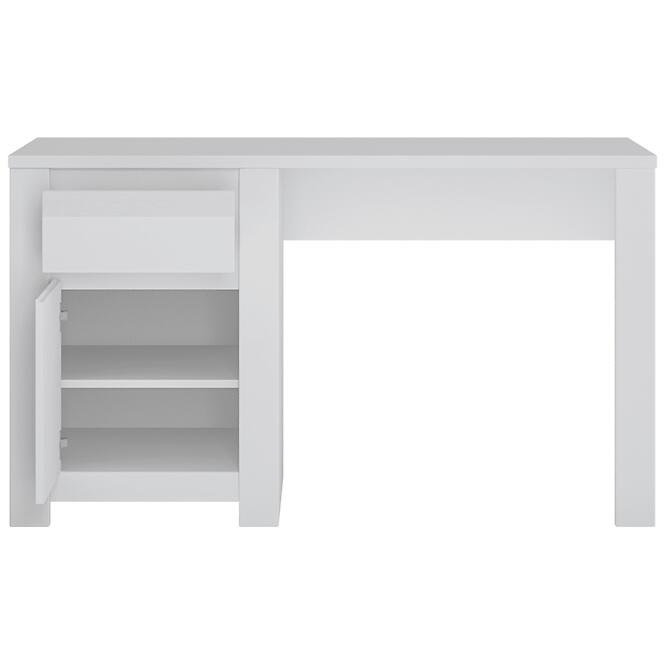 Písací stôl Novi NVIB01 1D1S biela alpin/pvc biela supermat,3