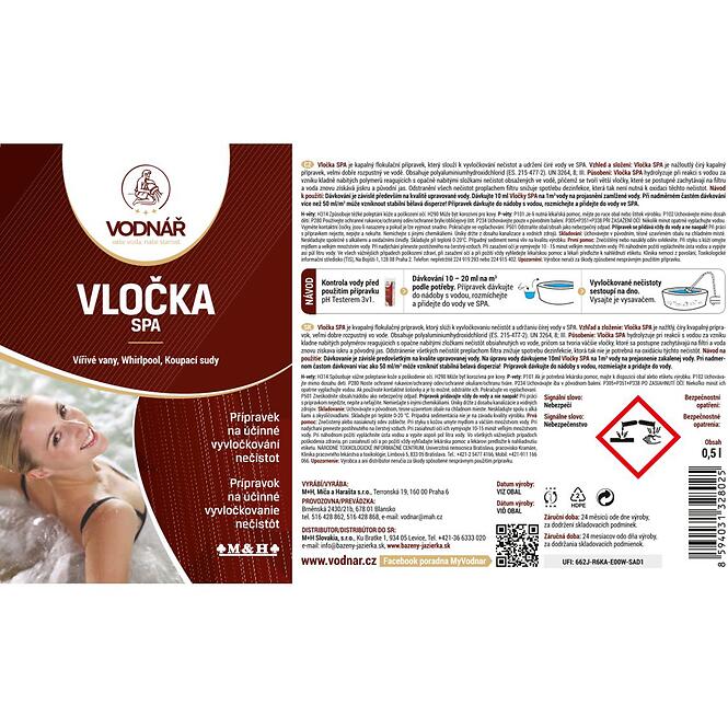 Vodnar Vločka SPA 0,5l,2