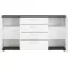 Komoda Venezia VENK01 2D4S biela alpská/dub vicenza čierna/mdf biela L,3