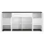 Komoda Venezia VENK02 4D2S biela alpská/dub vicenza čierna/mdf biela L,3
