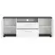 Komoda RTV Venezia VENF01 2D2S biela alpská/dub vicenza čierna/mdf biela L,3