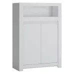 Komoda Novi NVIK02 2D biela alpin/pvc biela supermat