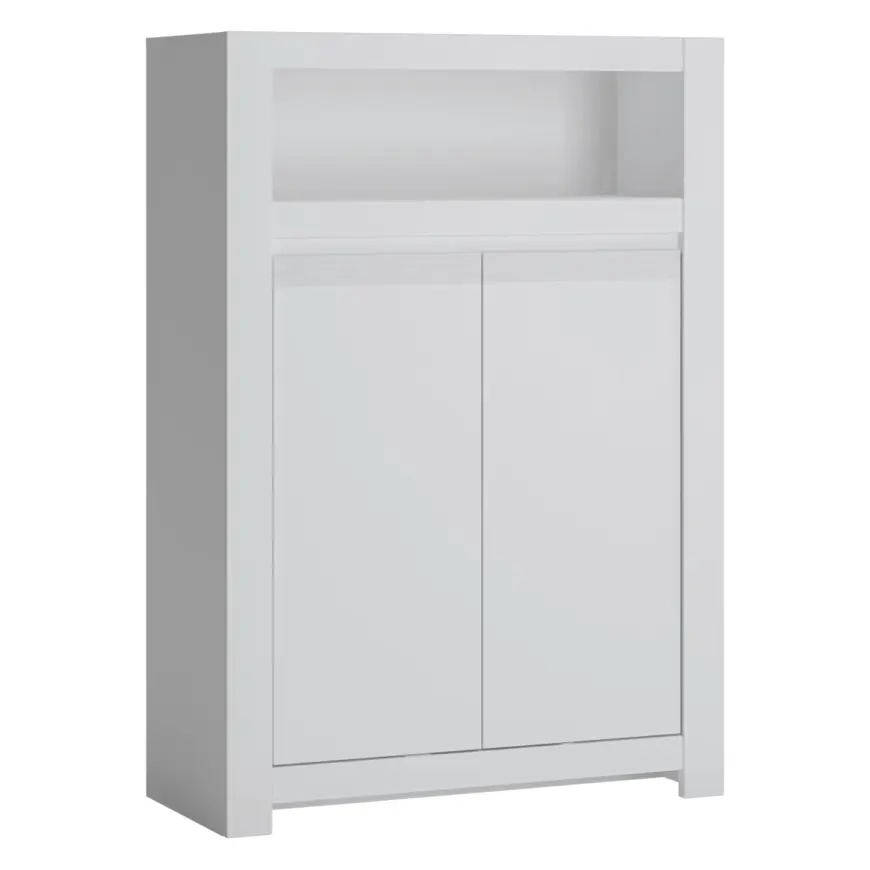 Komoda Novi NVIK02 2D biela alpin/pvc biela supermat