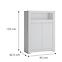 Komoda Novi NVIK02 2D biela alpin/pvc biela supermat,2