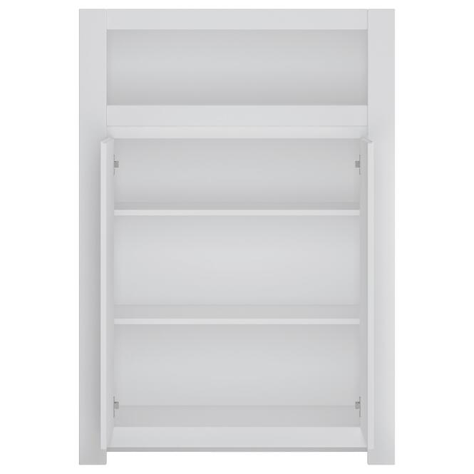 Komoda Novi NVIK02 2D biela alpin/pvc biela supermat,3