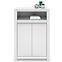 Komoda Novi NVIK02 2D biela alpin/pvc biela supermat,4