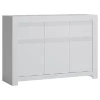 Komoda Novi NVIK04 3D3S biela alpin/pvc biela supermat