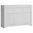 Komoda Novi NVIK04 3D3S biela alpin/pvc biela supermat