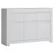 Komoda Novi NVIK04 3D3S biela alpin/pvc biela supermat