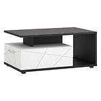 Konferenčný stolík Venezia VENT01 1S biela alpská/dub vicenza čierna /mdf biela L