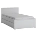 Posteľ Novi NVIZ01 90 1S biela alpin/pvc biela supermat
